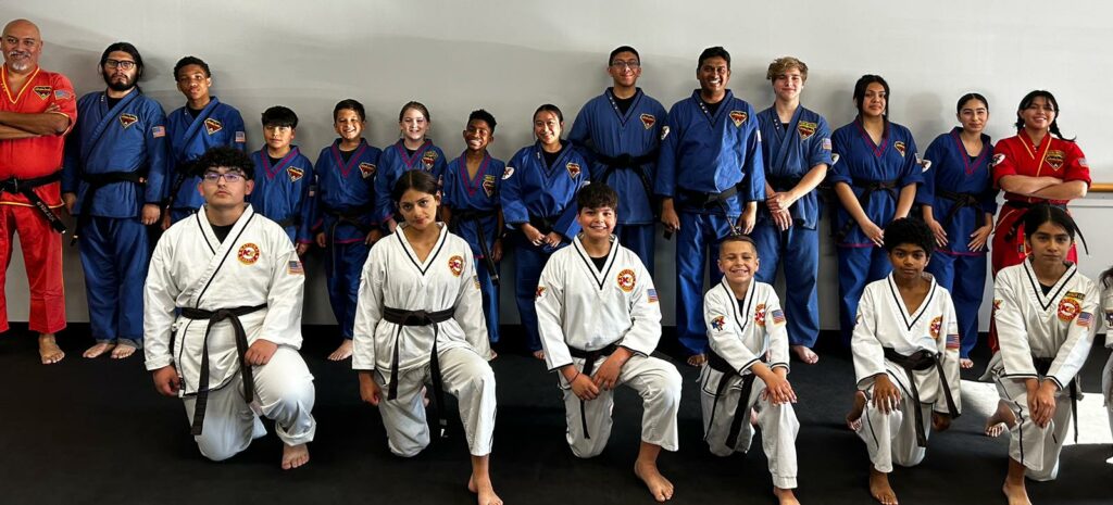 The Black Belt Candidates from the Aurora, IL National Karate