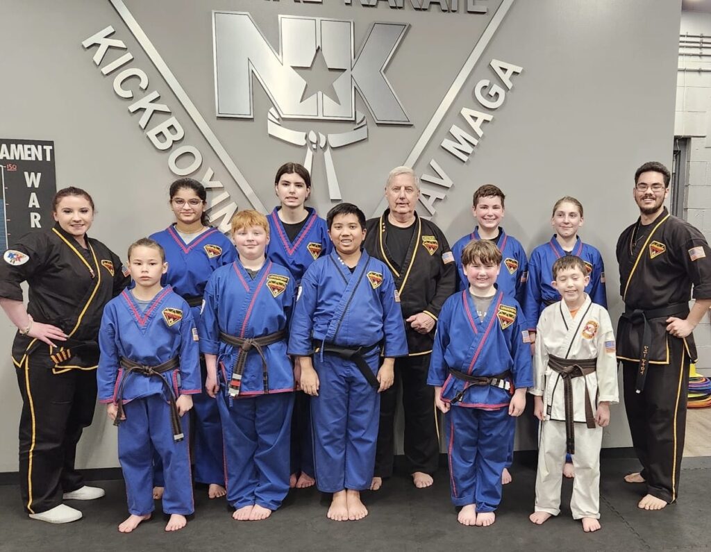 The Black Belt Candidates from the Elk Grove / Roselle National Karate School